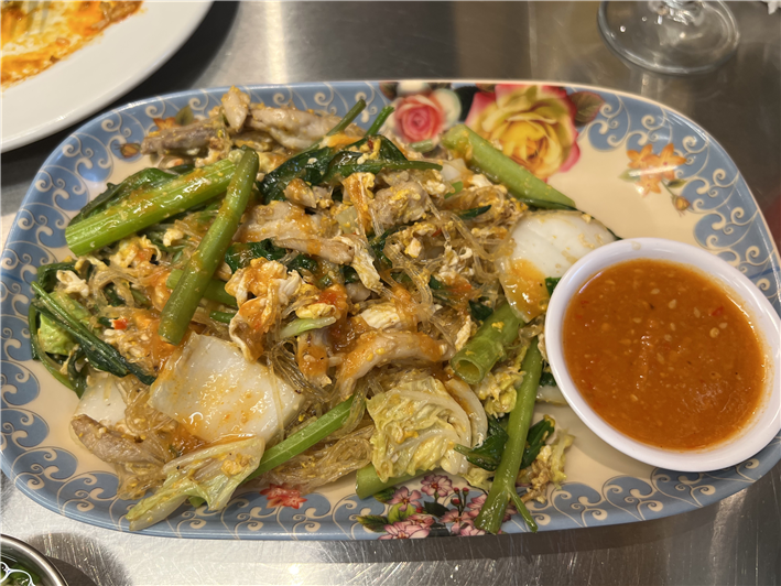 glass noodles with chicken